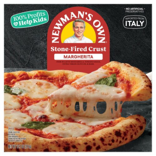 Newman's Own Margherita Stone-Fired Crust Pizza, 13.1 oz