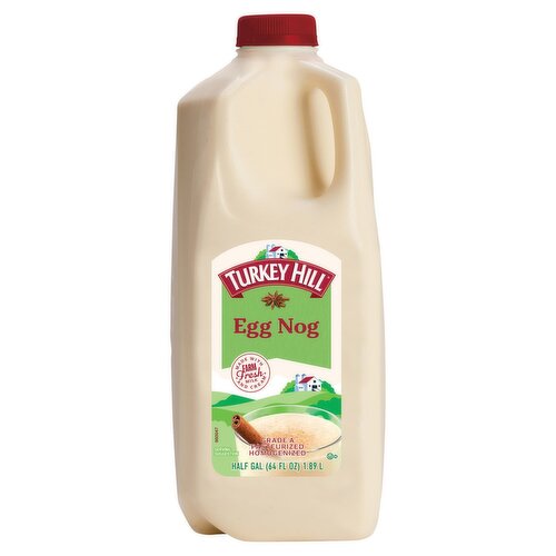 Turkey Hill Egg Nog, half gal