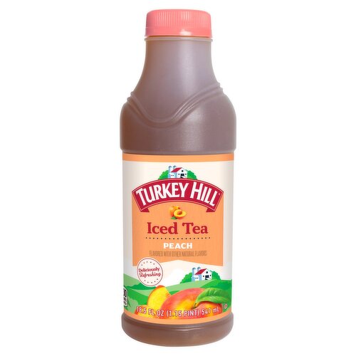 Turkey Hill Peach Iced Tea, 18.5 fl oz