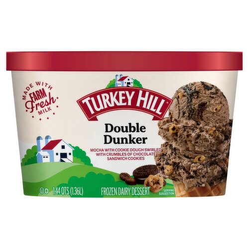 TURKEY HILL Double Dunker Frozen Dairy Dessert, 1.44 qt