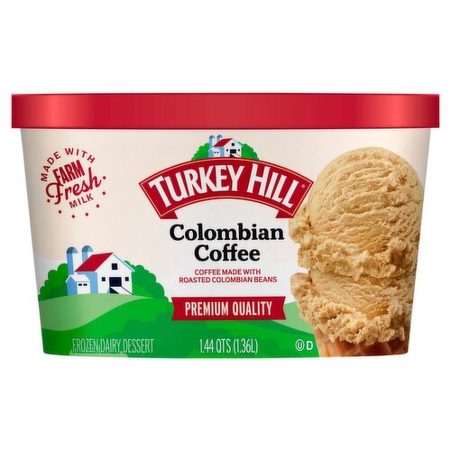 TURKEY HILL Colombian Coffee Premium Ice Cream, 1.44 qts