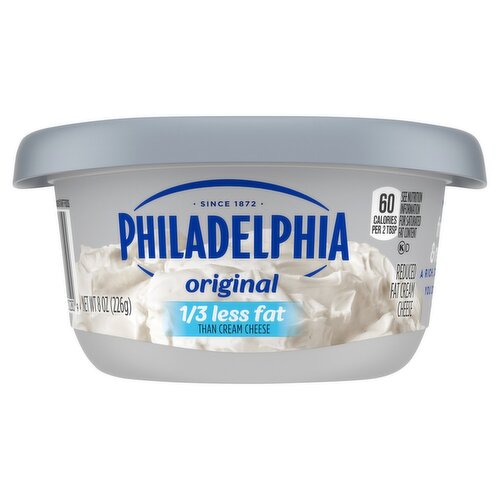 Philadelphia Original Reduced Fat Cream Cheese, 8 oz