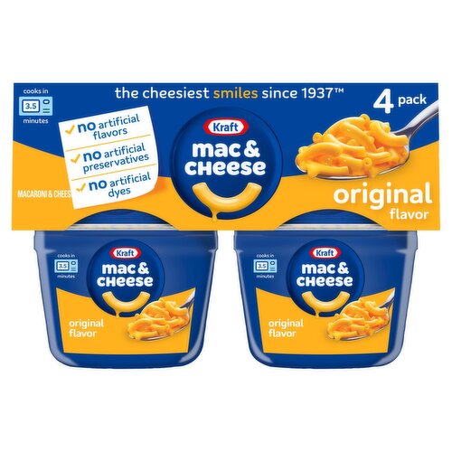 Kraft Original Flavor Macaroni & Cheese Sauce Mix, 2.05 oz, 4 count