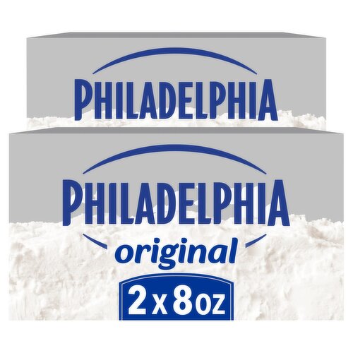 Philadelphia Original Cream Cheese, 8 oz, 2 count