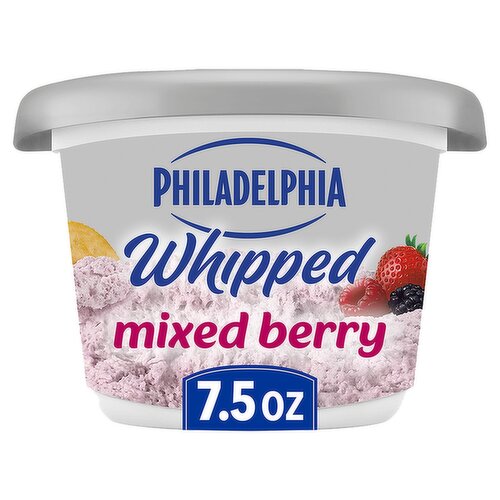 Philadelphia Mixed Berry Whipped Cream Cheese Spread, 7.5 oz