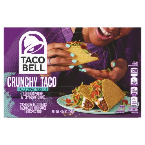 Taco Bell Crunchy Taco Cravings Kit, 8.85 oz