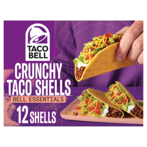 Taco Bell Bell Essentials Crunchy Taco Shells, 12 count, 4.5 oz