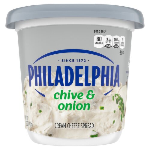 Philadelphia Chive & Onion Cream Cheese Spread, 15.5 oz