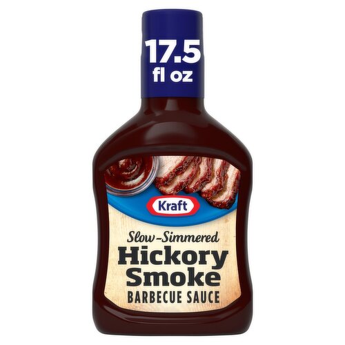 Kraft Slow-Simmered Hickory Smoke Barbecue Sauce, 17.5 oz