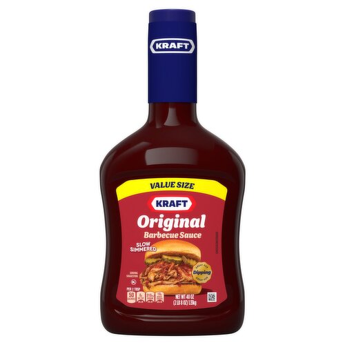 Kraft Slow Simmered Original Barbecue Sauce Value Size, 40 oz