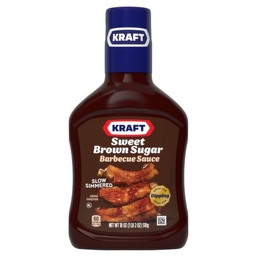 Kraft Sweet Brown Sugar Barbecue Sauce, 18 oz