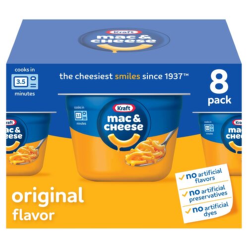 Kraft Original Flavor Macaroni & Cheese Sauce Mix, 2.05 oz, 8 count