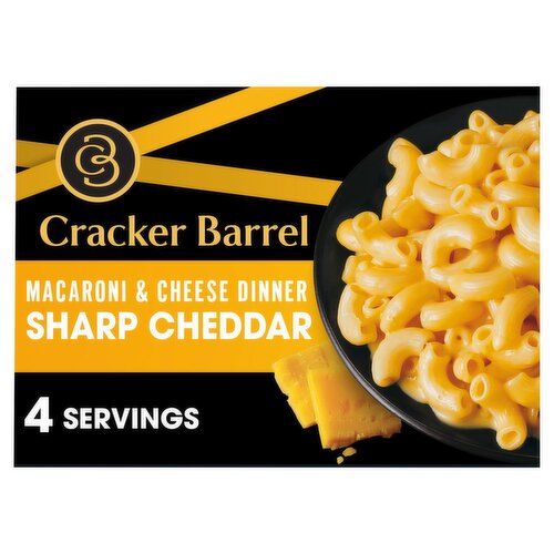 Cracker Barrel Sharp Cheddar Macaroni & Cheese Dinner, 14 oz