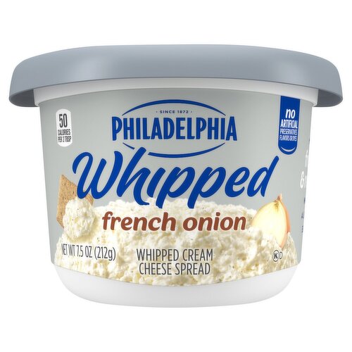 Philadelphia French Onion Whipped Cream Cheese Spread, 7.5 oz