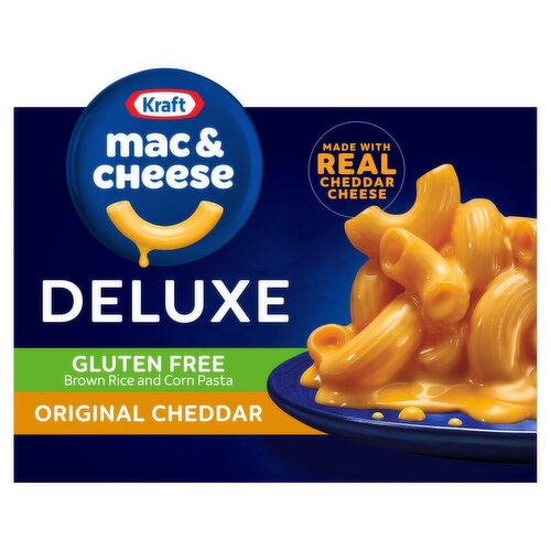 Kraft Deluxe Original Cheddar Mac Pasta & Cheese Sauce, 12 oz