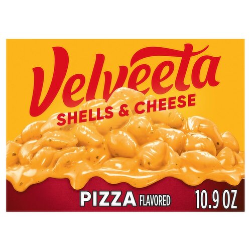 Velveeta Pizza Flavored Shell Pasta with Cheese Sauce & Seasoning, 10.9 oz