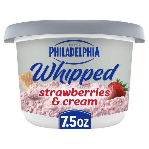 Philadelphia Strawberries & Cream Whipped Cheese Spread, 7.5 oz