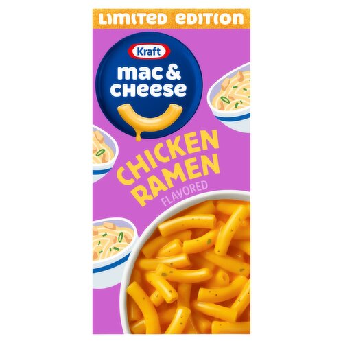 Kraft Mac & Cheese Chicken Ramen Macaroni & Cheese Sauce Mix with Seasoning Limited Edition, 7.25 oz