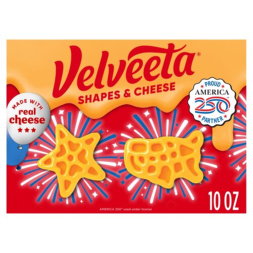 Velveeta USA and Star Shaped Pasta & Cheese Sauce, 10 oz