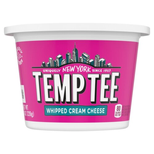 Temp Tee Whipped Cream Cheese, 8 oz