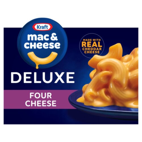 Kraft Mac & Cheese Deluxe Four Cheese Macaroni & Cheese Sauce, 14 oz
