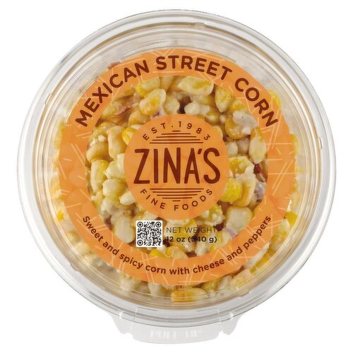 Zina's Fine Foods Mexican Street Corn, 12 oz