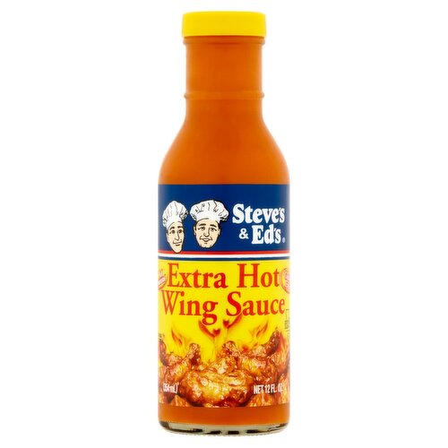 Steve's & Ed's Extra Hot Wing Sauce, 12 fl oz