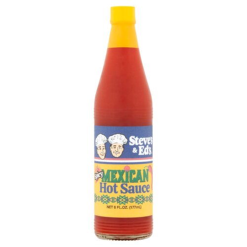 Steve's & Ed's Spicy Mexican Hot Sauce, 6 fl oz