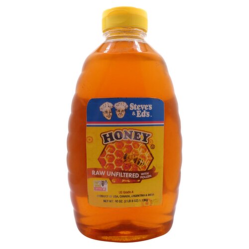 Steve's & Ed's Raw Unfiltered Honey, 40 oz