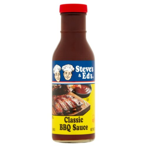 Steve's & Ed's Classic BBQ Sauce, 12 oz