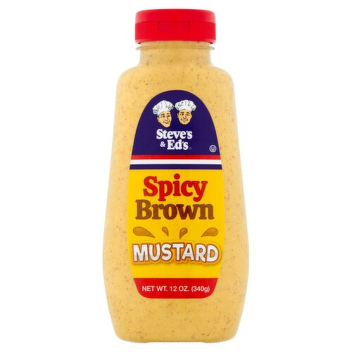 Steve's & Ed's Spicy Brown Mustard, 12 oz