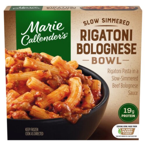 Marie Callender's Slow Simmered Rigatoni Bolognese Bowl, 12 oz