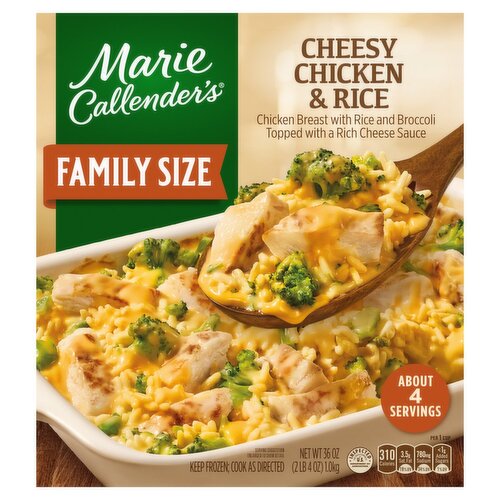 Marie Callender's Cheesy Chicken & Rice Family Size, 36 oz