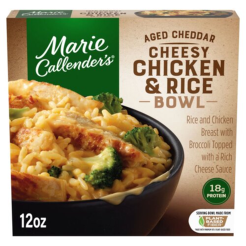 Marie Callender's Aged Cheddar Cheesy Chicken & Rice Bowl, 12 oz
