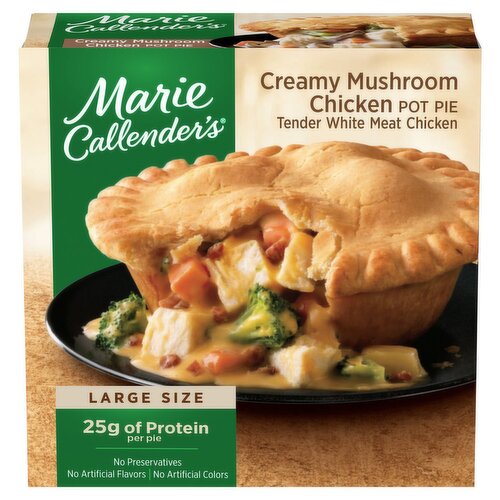 Marie Callender's Creamy Mushroom Chicken Pot Pie Large Size, 15 oz