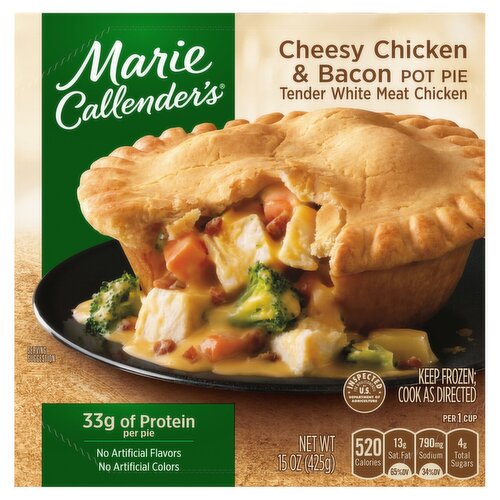 Marie Callender's Cheesy Chicken & Bacon Pot Pie, 15 oz