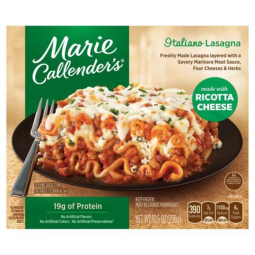 Marie Callender's Italiano Lasagna, 10.5 oz