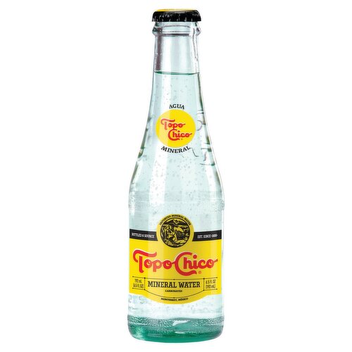 Topo Chico Carbonated Mineral Water, 6.5 fl oz