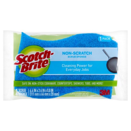 Scotch-Brite Non-Scratch Scrub Sponge, 1 count