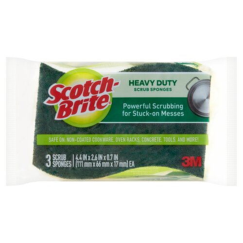 thumbnail image 2 of 12-Pack Scotch-Brite Scrub Sponges: 5 Heavy Duty & 7 Non-Scratch Dish Pans 2 of 5