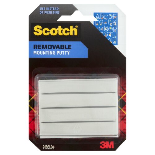 Scotch® Mounting Putty, Removable 2 oz., White