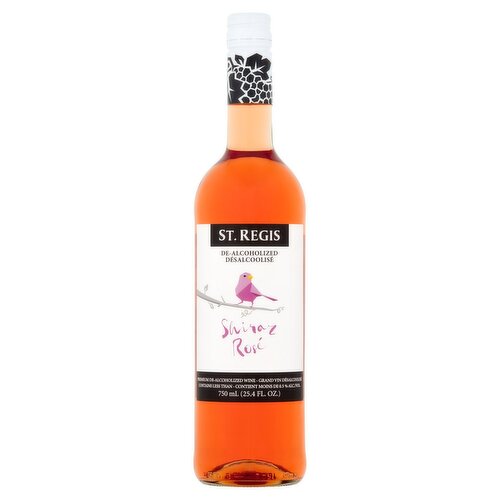 St. Regis Premium De-Alcoholized Shiraz Rose Wine, 25.4  fl oz