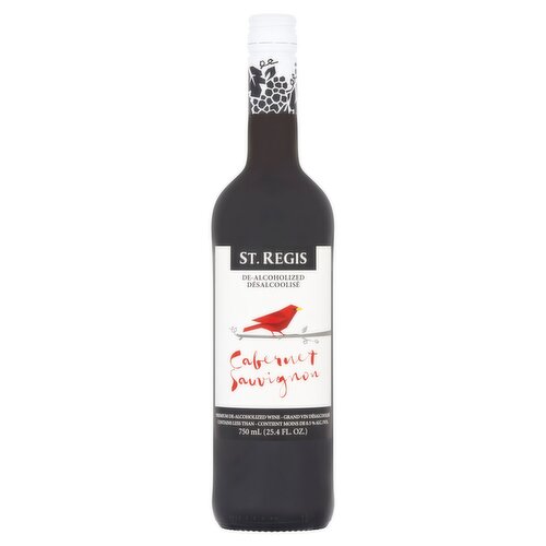 St. Regis Cabernet Sauvignon Premium De-Alcoholized Wine, 25.4 fl oz