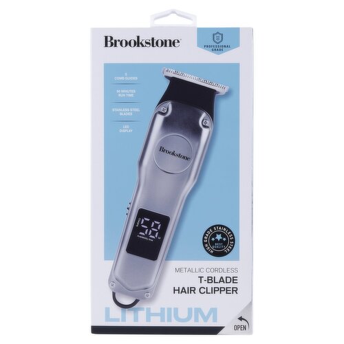 Brookstone Lithium T-Blade Hair Clipper