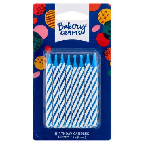 Bakery Crafts Birthday Candles, 24 count