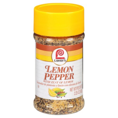 Lawry's Lemon Pepper Blend, 2.25 oz