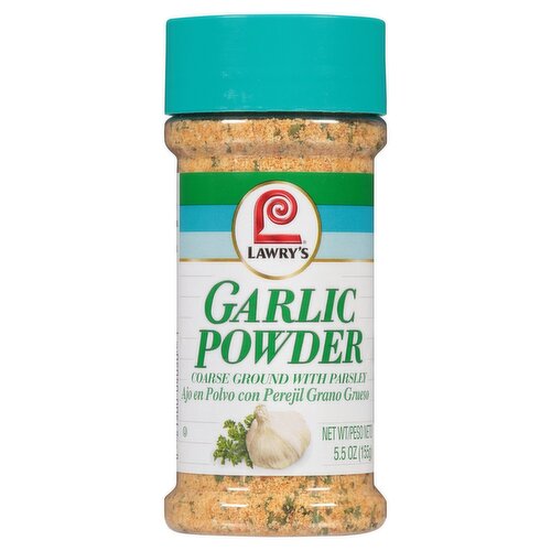 Lawry's Coarse Ground with Parsley Garlic Powder, 5.5 oz