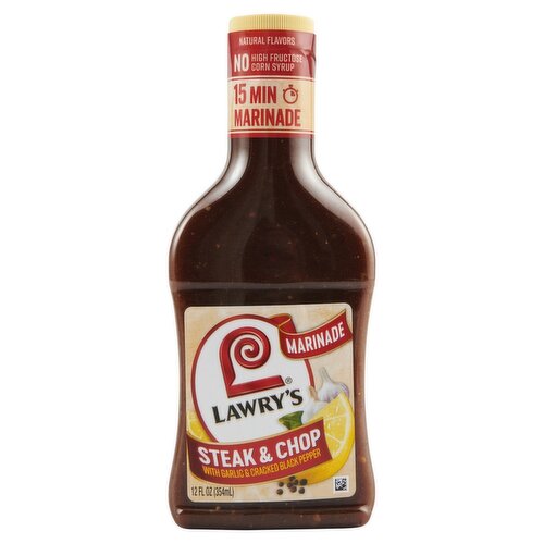 Lawry's Steak & Chop Marinade, 12 fl oz