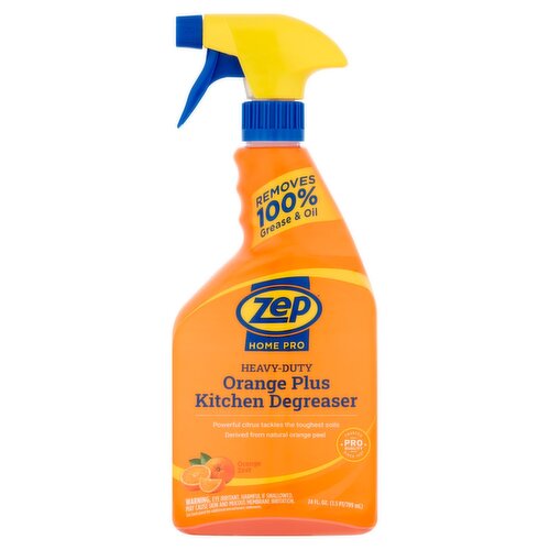 Zep HOME PRO Heavy-Duty Orange Plus Kitchen Degreaser, 24 fl oz