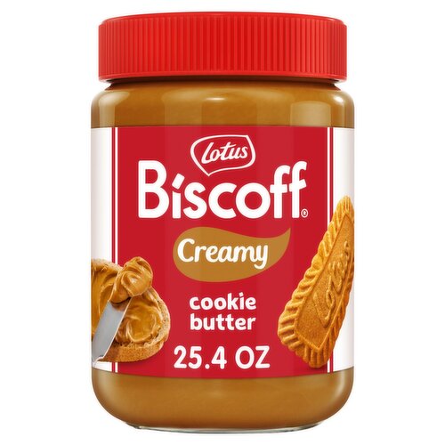 Lotus Biscoff Creamy Cookie Butter, 25.4 oz